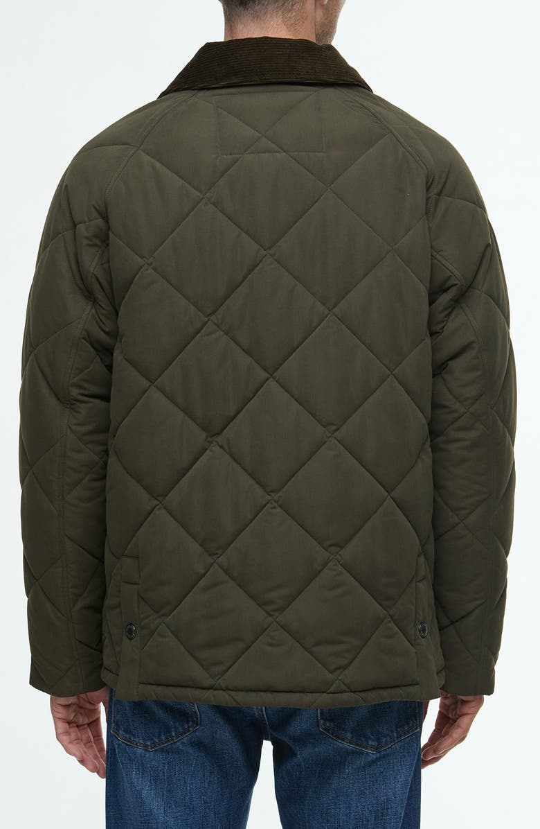 Barbour Bedale Quilted Jacket, Alternate, color, Olive