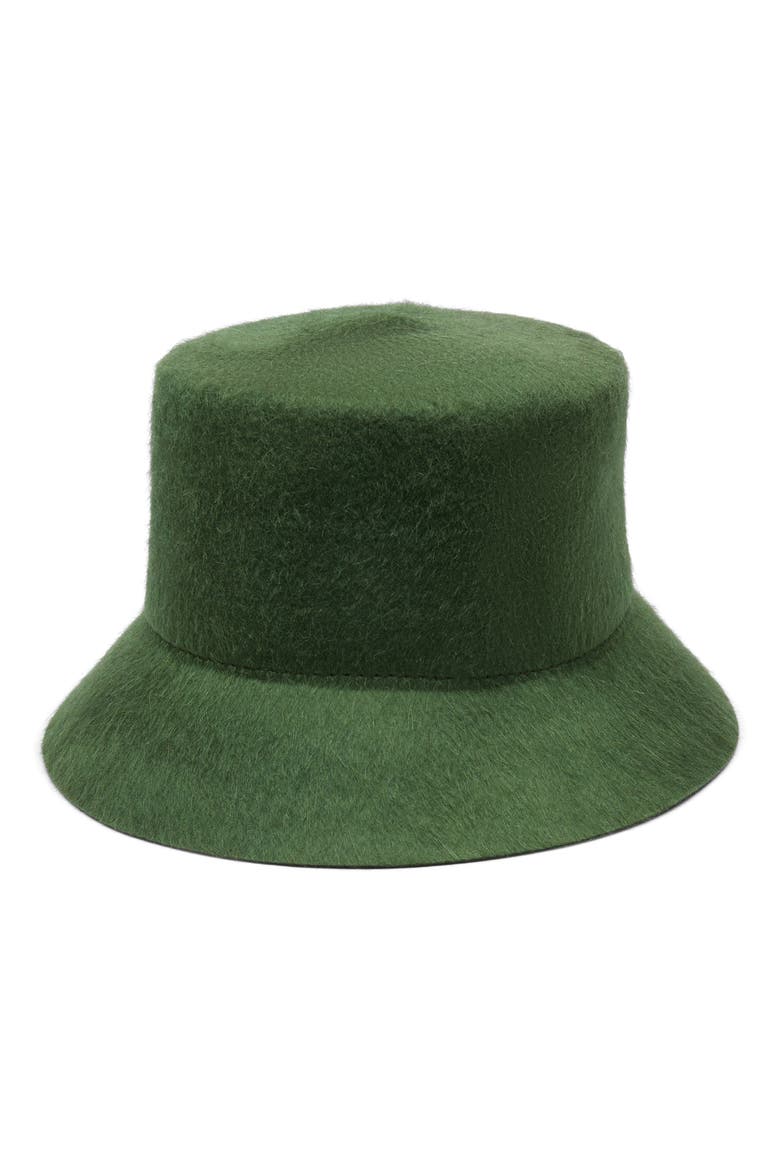 Mohair Bucket Hat, Main, color, CYPRESS