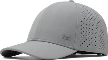 Melin Hydro A-Game Performance Snapback Hat in Heather Charcoal Grey