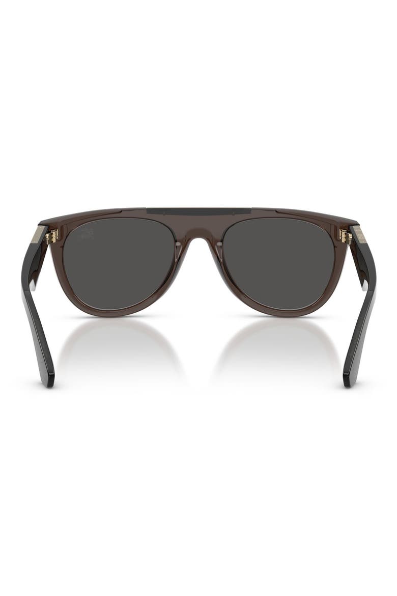 53mm Pilot Sunglasses, Alternate, color, GREY