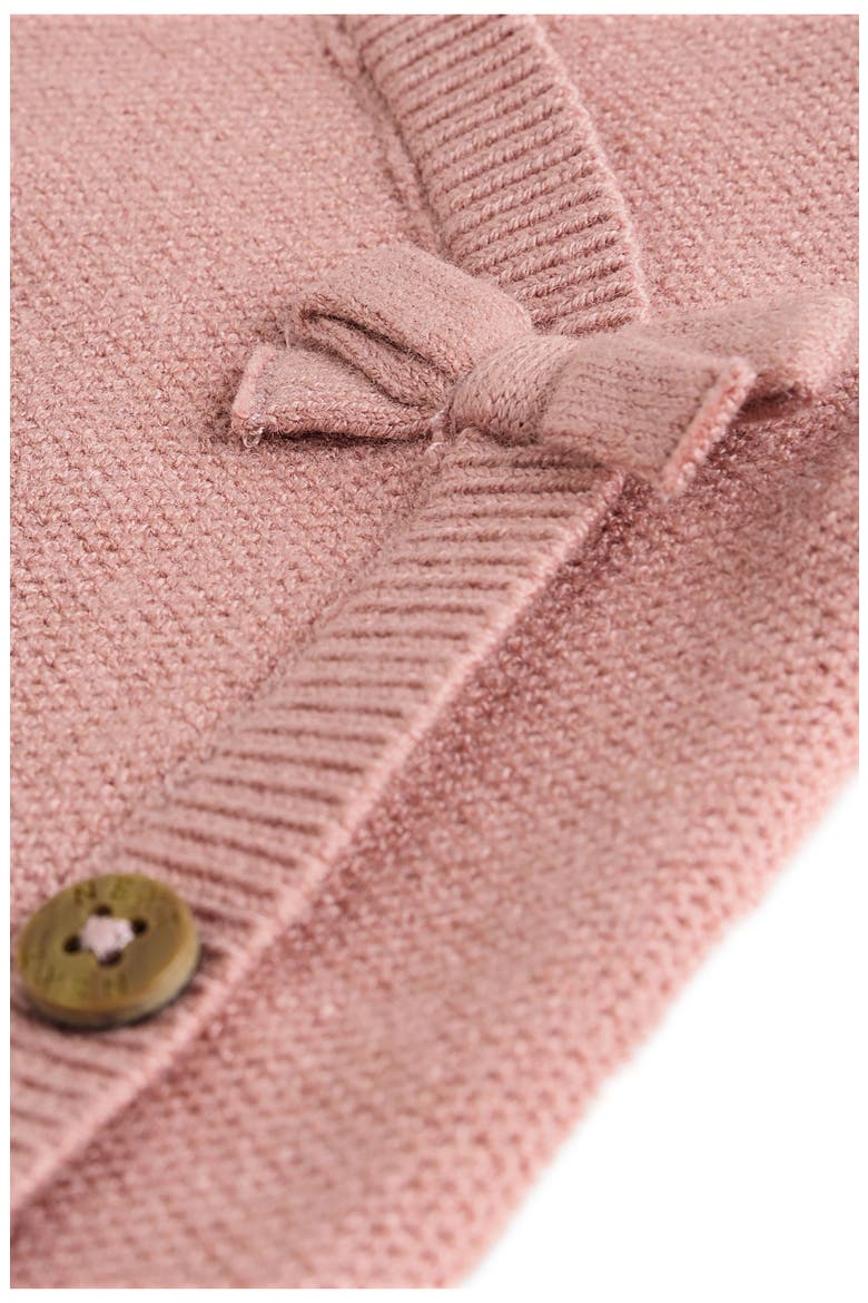 Bow Detail Knit Wrap Top & Pants Set, Alternate, color, PINK