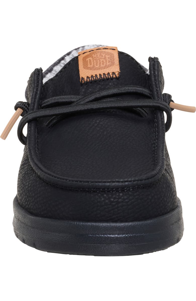 Hey Dude Kids' Paul Classic Slip-On, Alternate, color, Black/ Black