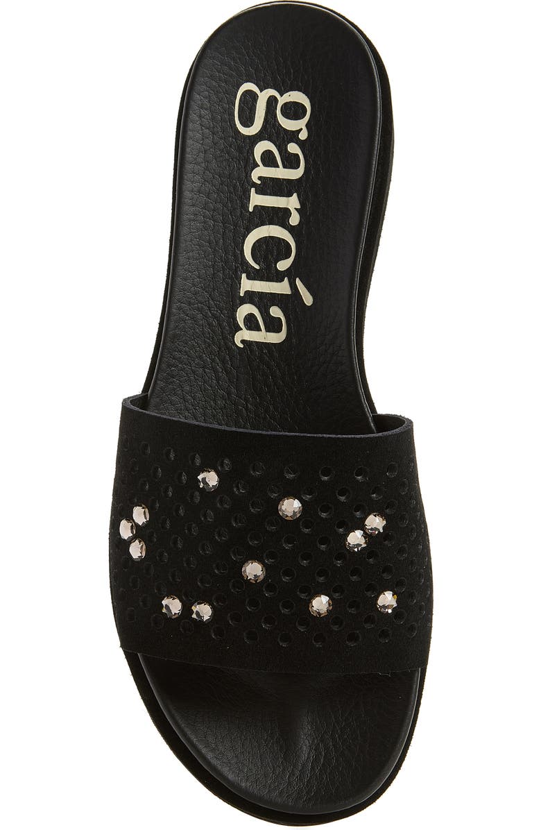 Pedro Garcia Julienne Sandal, Alternate, color, Black Castoro