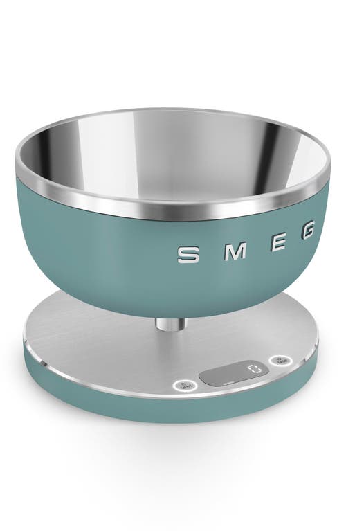 Smeg Contemporary Digital Kitchen Scale In Matte Jade