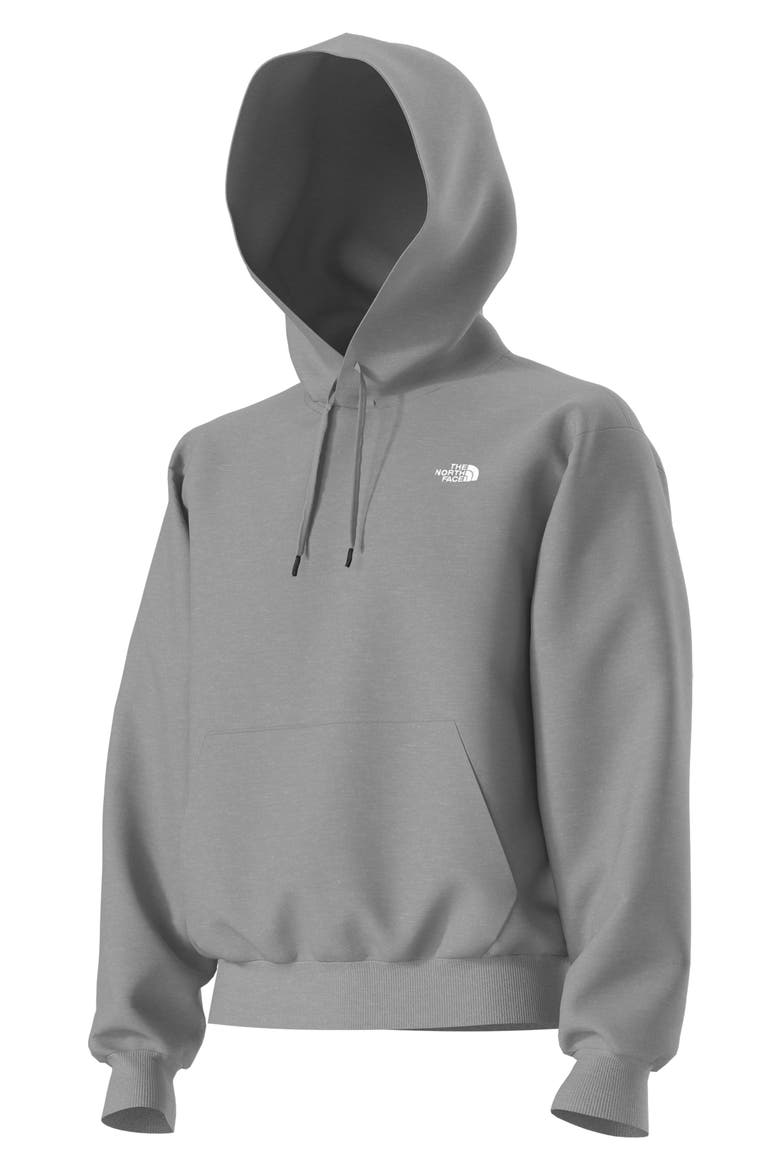 Essential Pullover Hoodie, Alternate, color, TNF PALE GREY HEATHER
