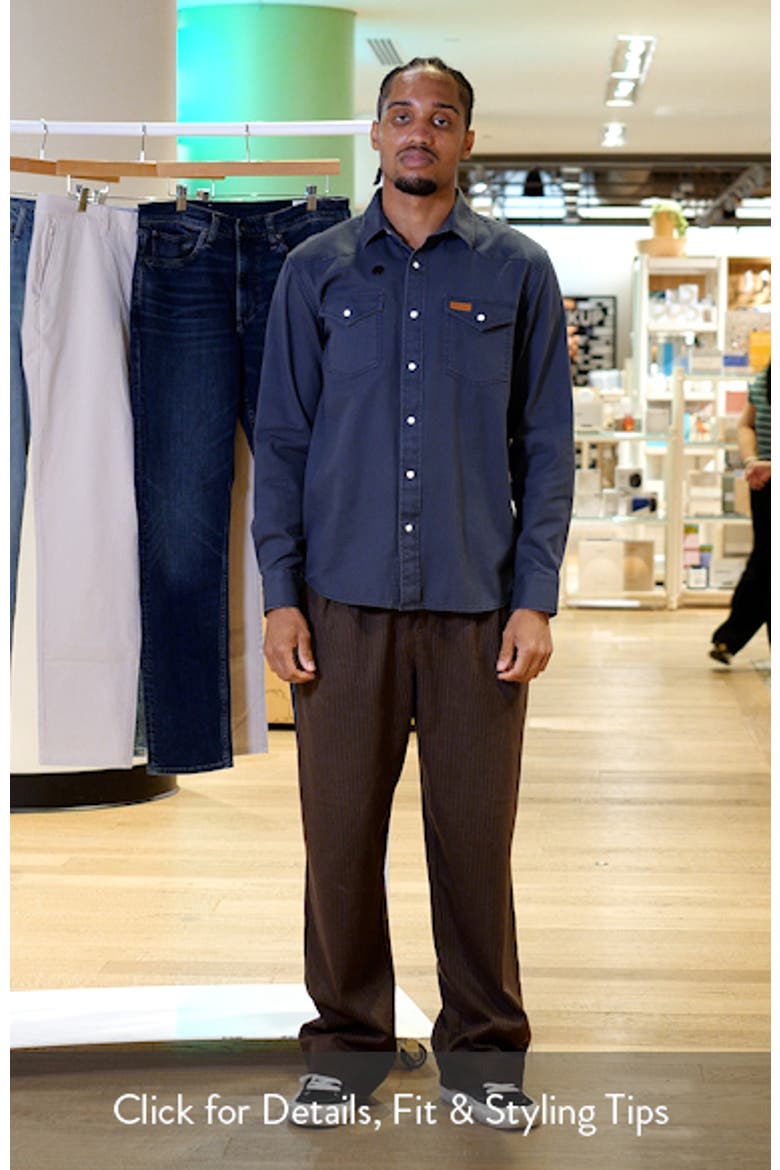 Dillon Cotton Twill Snap-Up Western Shirt video