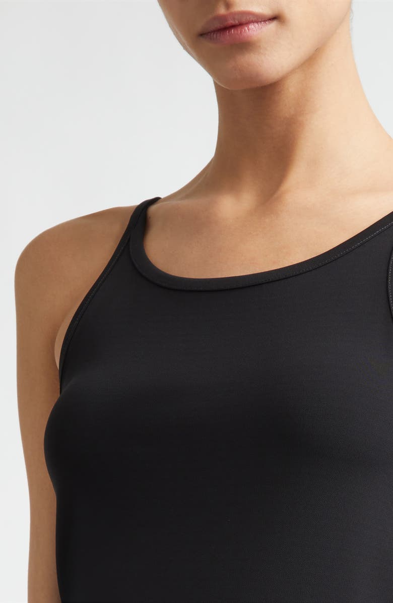 TOTEME Fluid Scoop Neck Jersey Tank, Alternate, color, Black