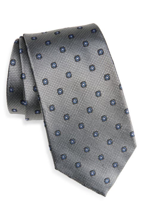 Geometric Silk Tie