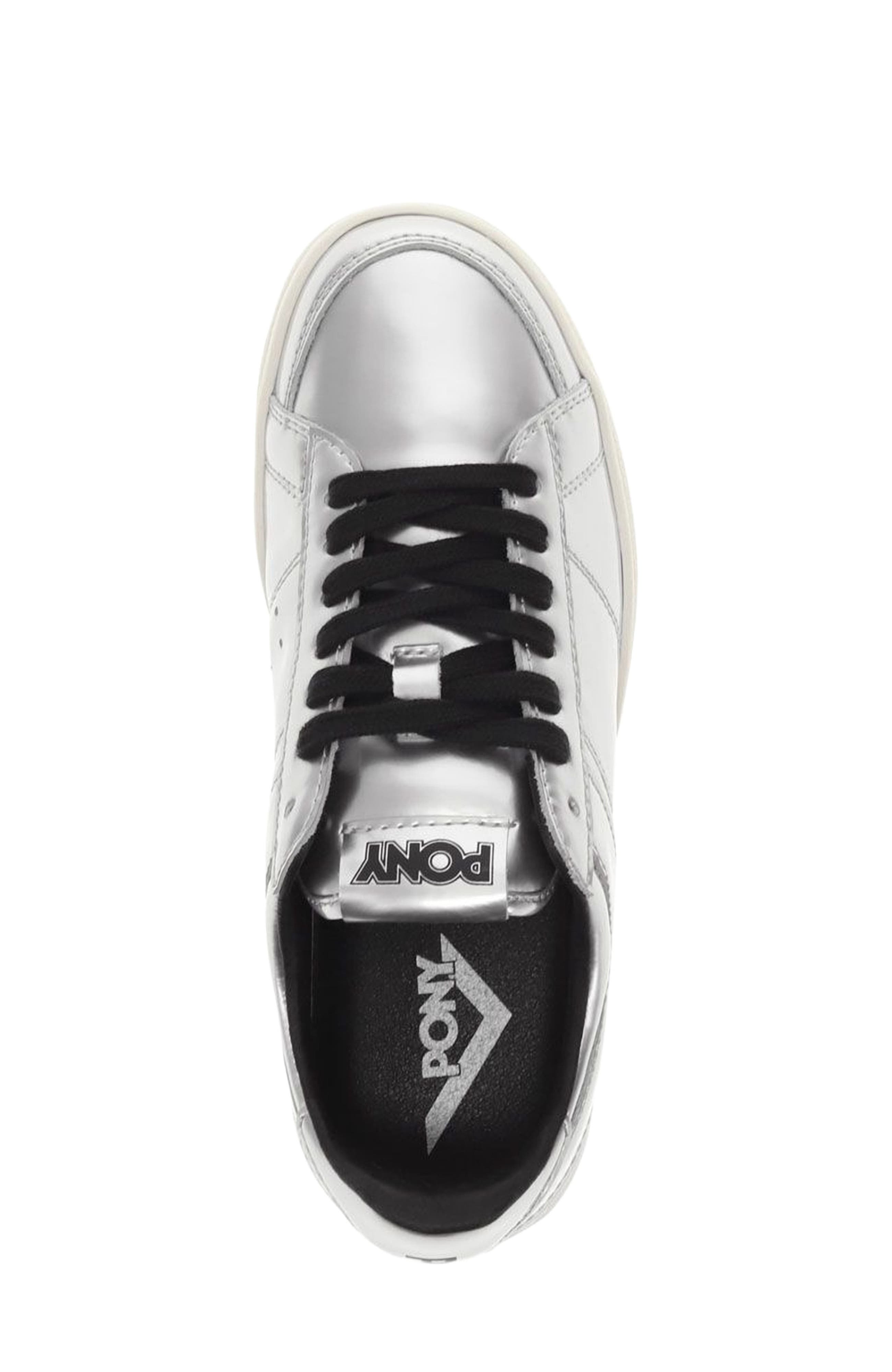 PONY M-80 Low Metallic Sneakers, Alternate, color, 