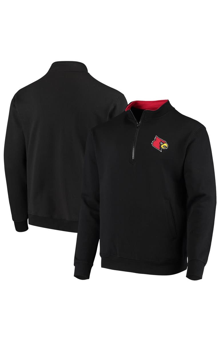 COLOSSEUM Men's Colosseum Black Louisville Cardinals Tortugas Logo Quarter-Zip Jacket, Alternate, color, Black