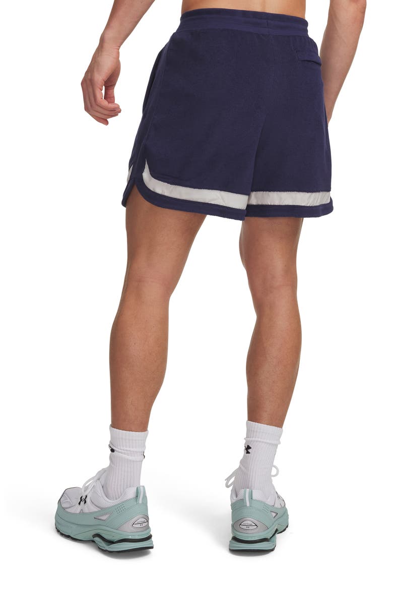 Icon Terry Cloth Shorts, Alternate, color, MIDNIGHT NAVY