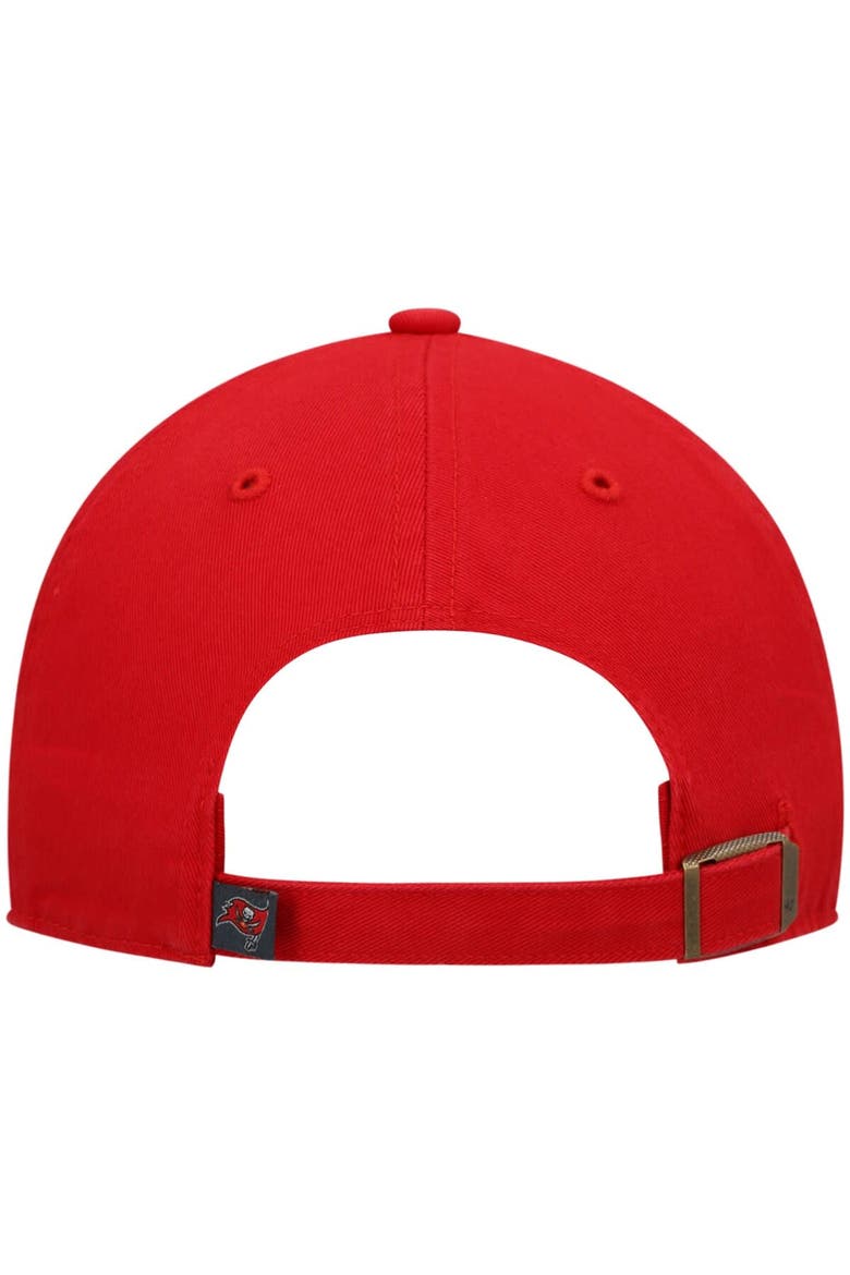 Women's '47 Red Tampa Bay Buccaneers Vocal Clean Up Adjustable Hat, Alternate, color, Red