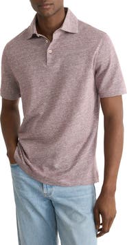 Eton Linen & Cotton Fine Knit Polo