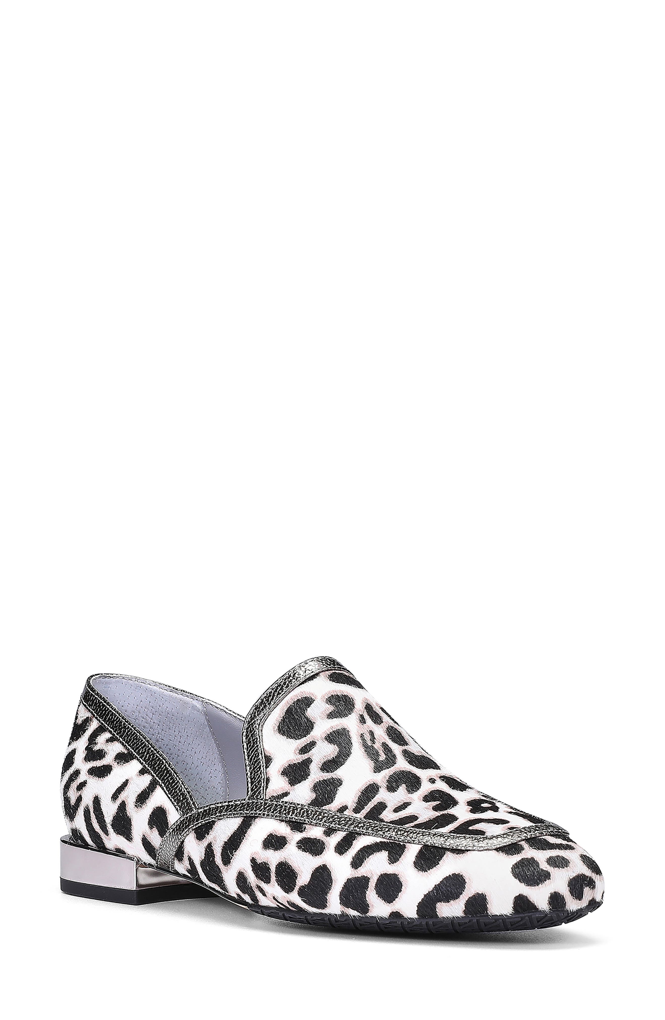 Rezza Genuine Calf Hair Loafer, Main, color, BONE CALF HAIR