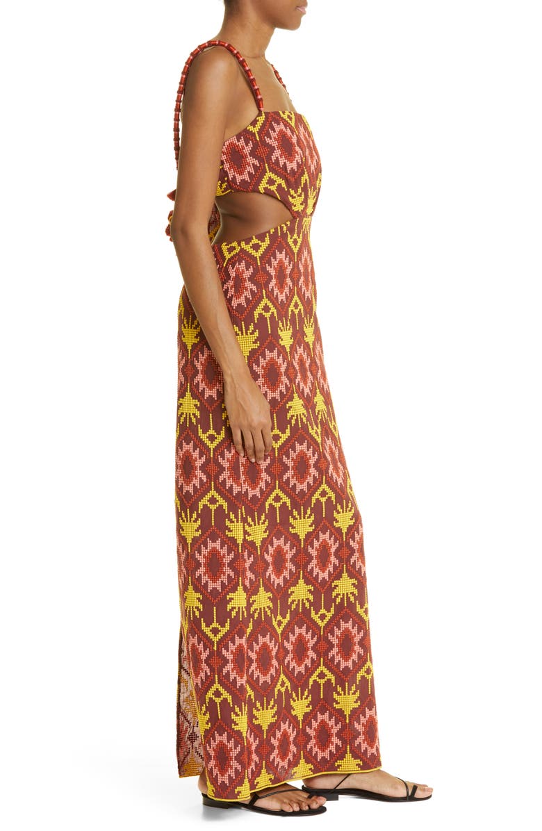 Johanna Ortiz Braided History Embroidered Dress, Alternate, color,