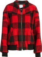 Rebecca Minkoff Brenda Buffalo Check Bomber Jacket