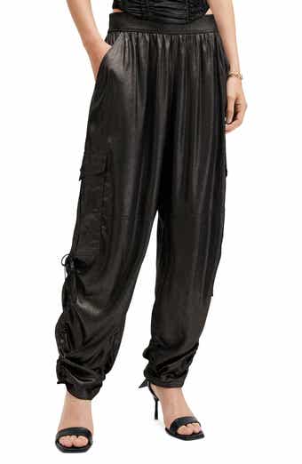 AllSaints Kaye Relaxed Fit Satin Cargo Pants