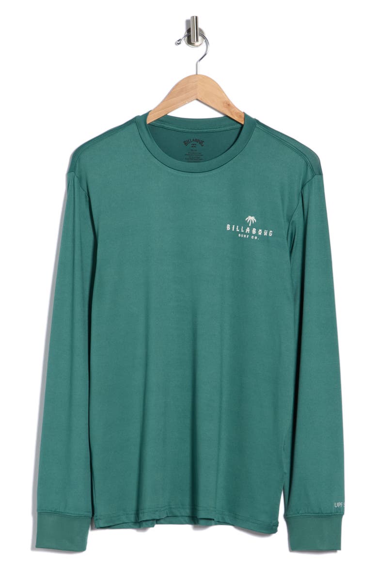 Coronado Crew Long Sleeve Rashguard, Alternate, color, BLUE ATOLI