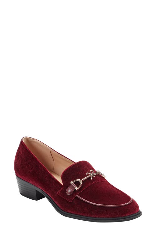 Bandolino Rummie Bit Loafer Pump In Red