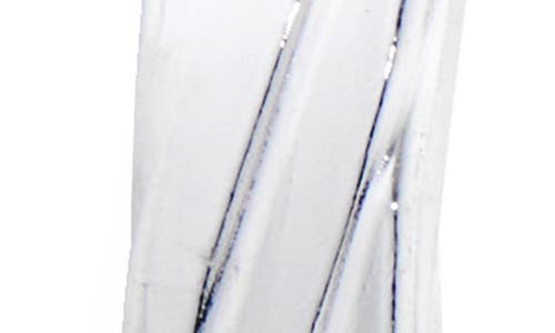 Argento Vivo Medium Textured Hoop Earrings