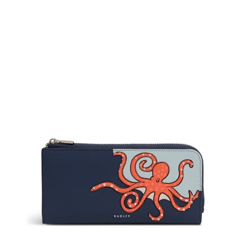 Chilworth Street - Octopus Large Zip Around Wallet