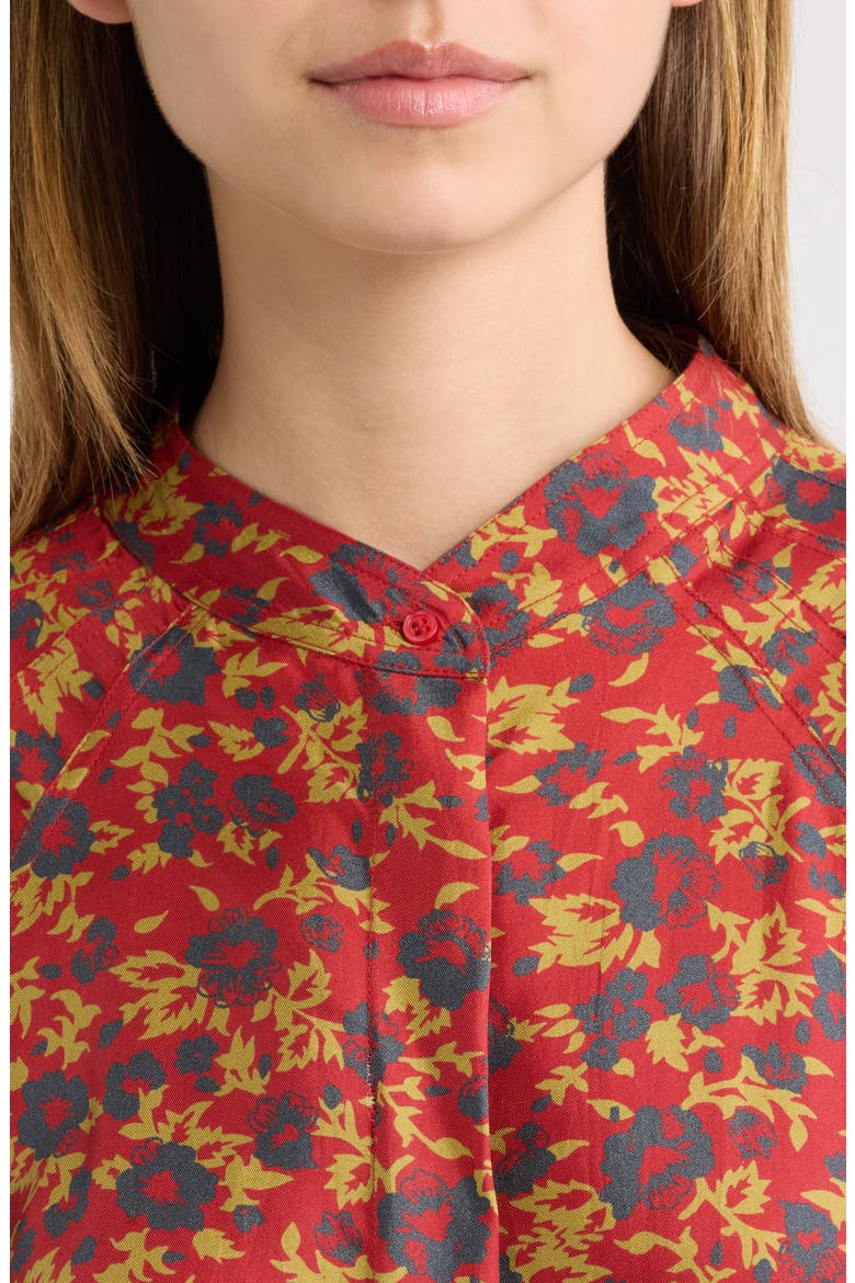 Ashland Silk Top, Alternate, color, GUILDED POPPY