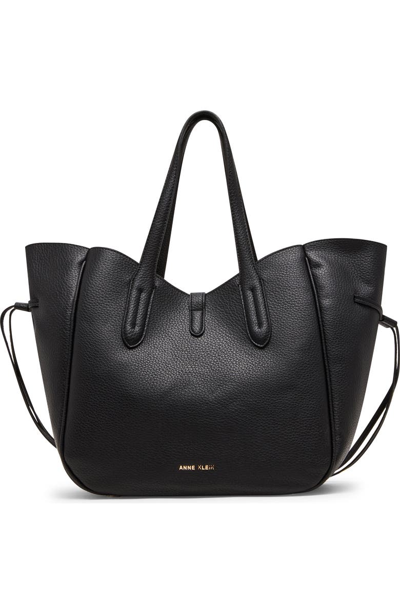 Anne Klein Large Tote, Alternate, color, Black