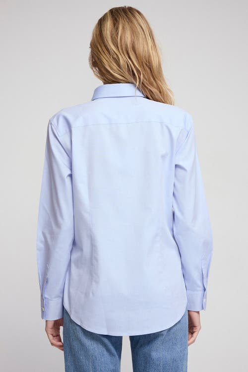 The Shirt By Rochelle Behrens The Jet Set Icon Shirt In Blue