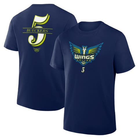 Men's Fanatics Paige Bueckers Navy Dallas Wings In The Paint Name & Number T-Shirt