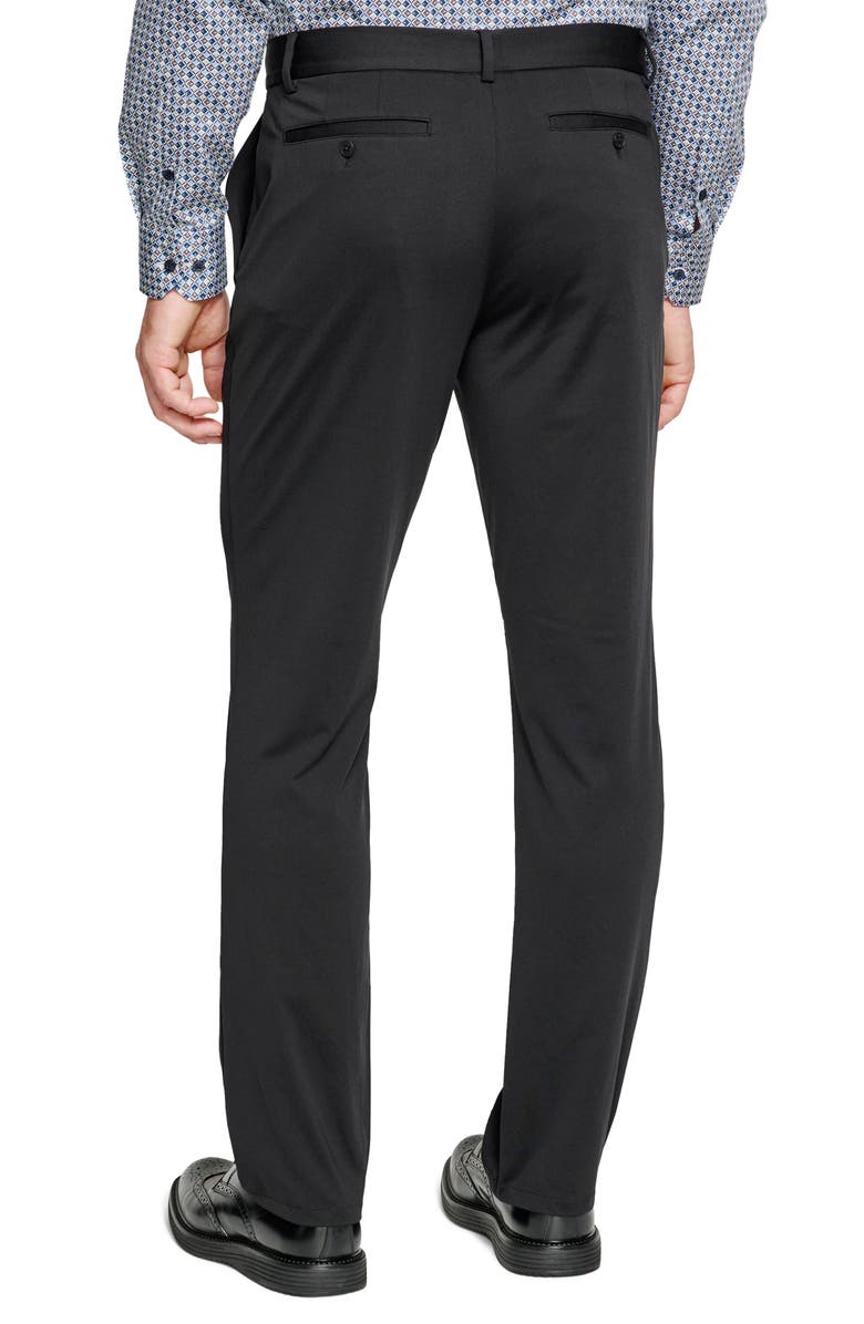 Johnston & Murphy XC Flex<sup>®</sup> Solid Knit Pants, Alternate, color, Black