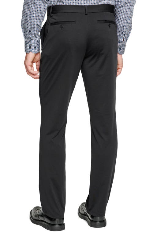 Johnston & Murphy Xc Flex® Solid Knit Pants In Black
