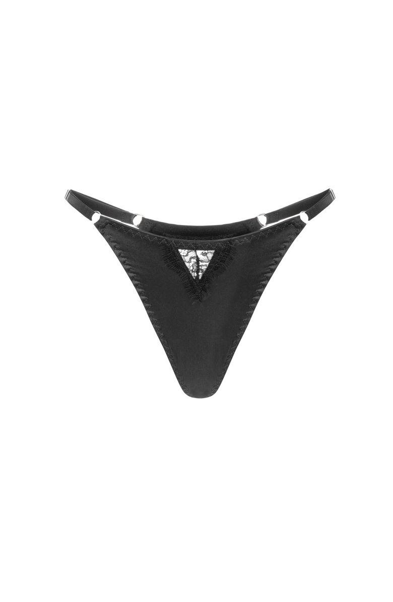 Mers Silk Wildy Panties, Alternate, color, Black