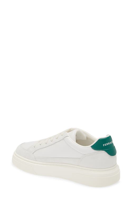 Ferragamo Gancini-patch Calfskin Sneakers