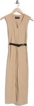 Bernardo Knit Gabardine Dress