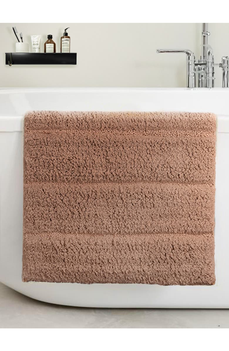 GAURI KOHLI Riga Bath Mat 24"X36", Alternate, color, Taupe