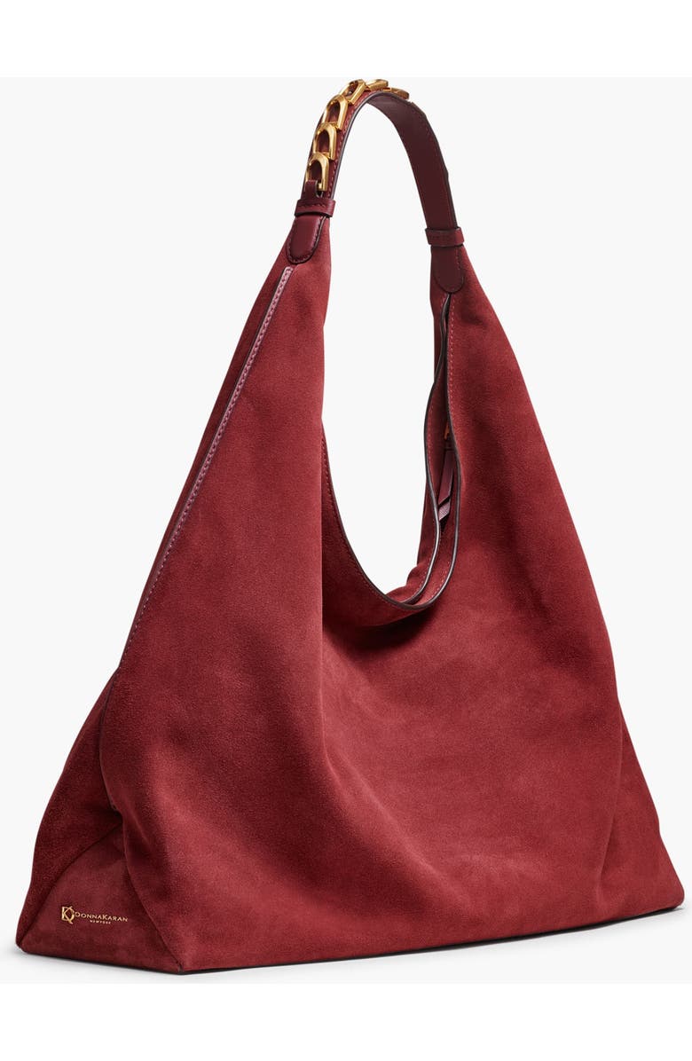 Donna Karan New York Bellmore Large Suede Hobo, Alternate, color,