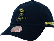 Mitchell & Ness Men's Mitchell & Ness  Navy Nashville SC x Johnny Cash Adjustable Dad Hat