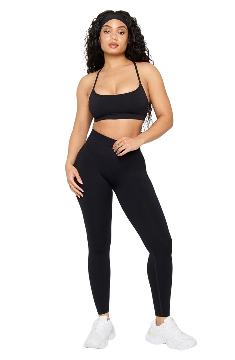 Fabletics Sleek Seamless Strappy Low Impact Bra, Alternate, color,