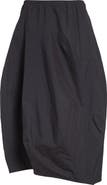 MELITTA BAUMEISTER Wavy Seam Crinkled Cotton & Nylon Midi Skirt