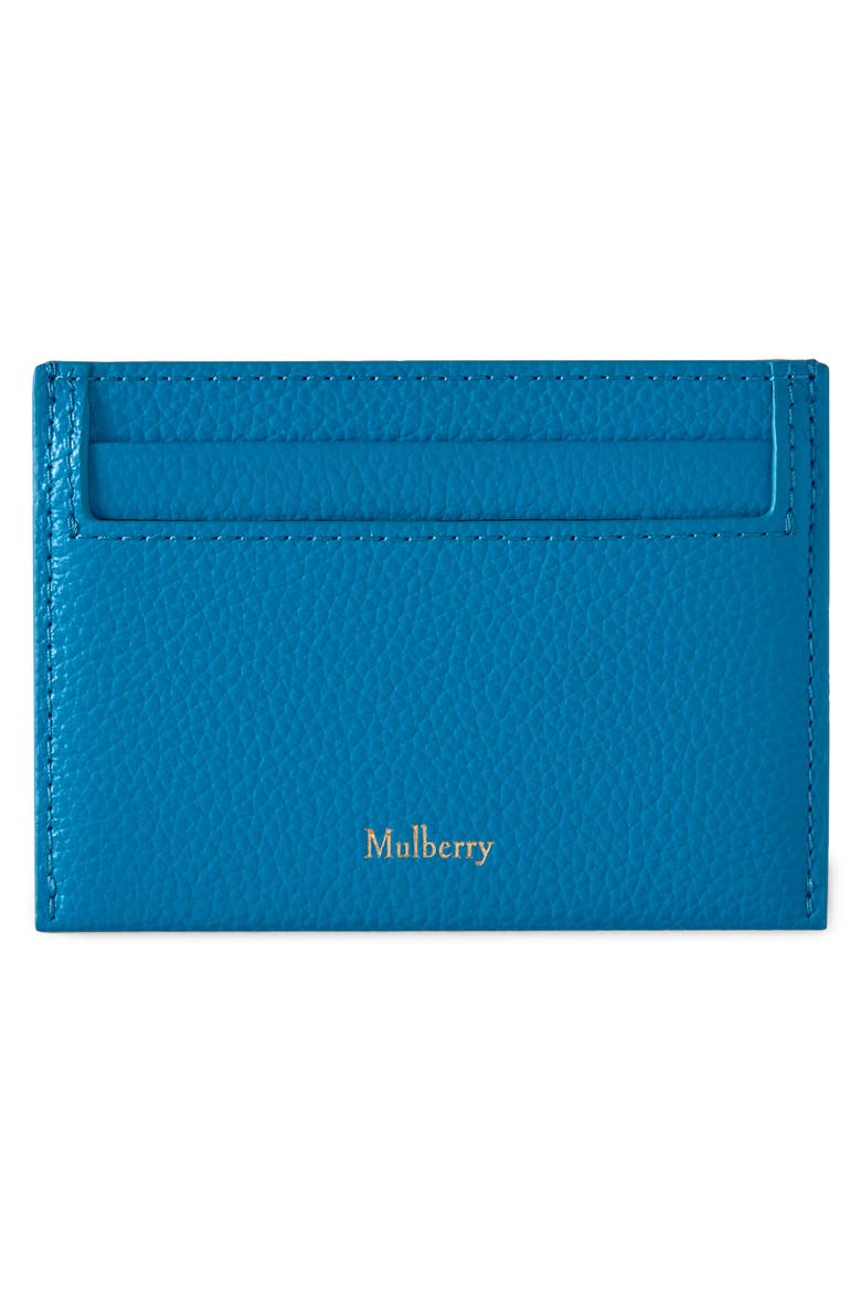 Leather Card Case, Alternate, color, PORTOBELLO BLUE