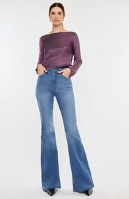 KanCan Roel High Rise Super Flare Stretch Jeans