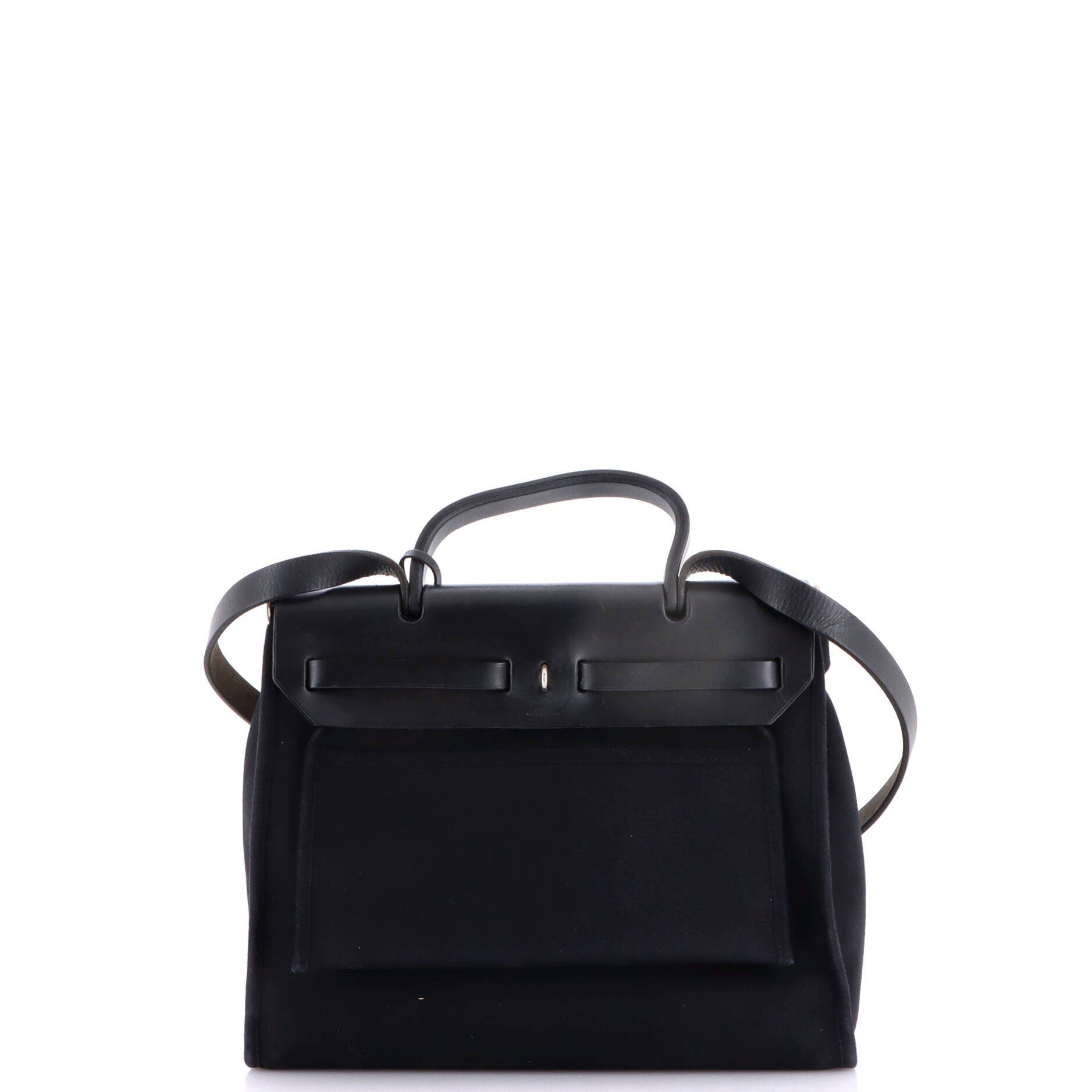 Herbag Toile and Leather PM, Alternate, color, Black