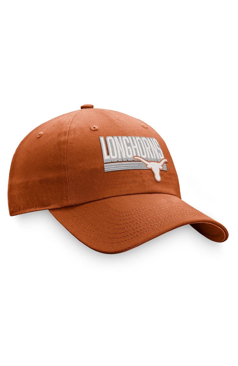 TOP OF THE WORLD Men's Top of the World Texas Orange Texas Longhorns Slice Adjustable Hat, Alternate, color, 