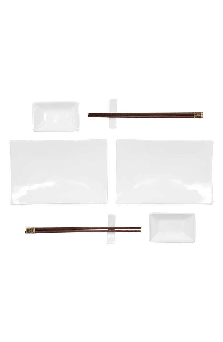 BIA Cordon Bleu Sushi 2 Go 8-Piece Porcelain Sushi Set, Alternate, color, White