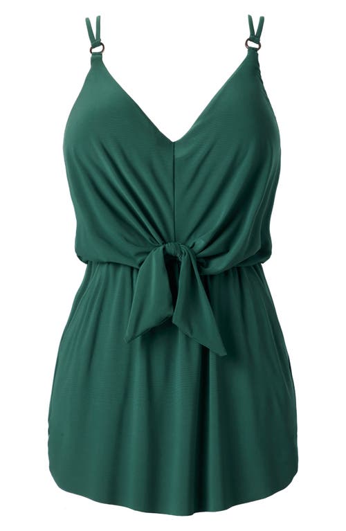 Magicsuit Kami Obi One Piece Swim Dress In Racing Green