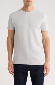 DENIM AND FLOWER Gray Textured T-Shirt