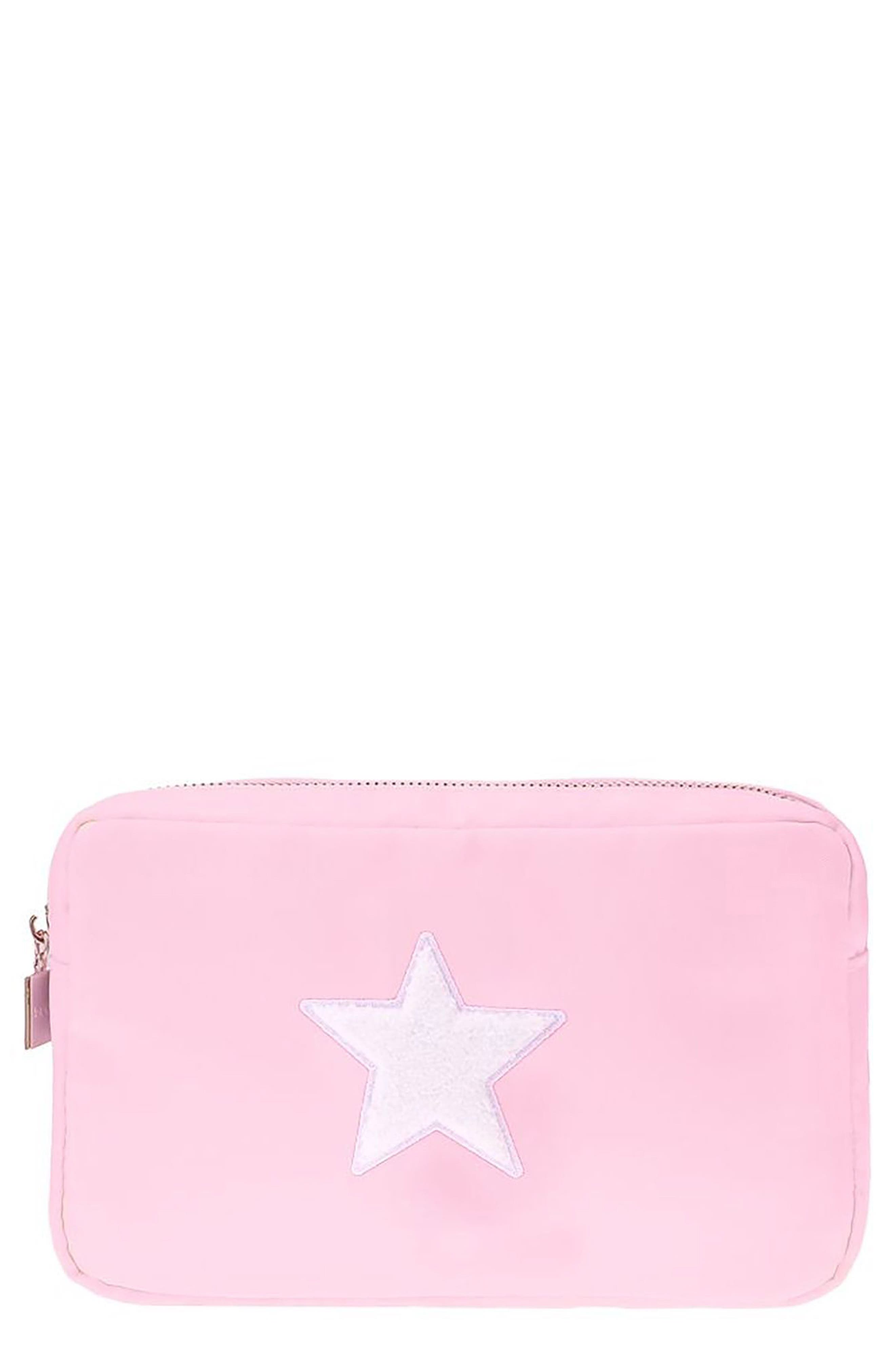 Bloc Bags Medium Star Cosmetics Bag in Baby Pink 