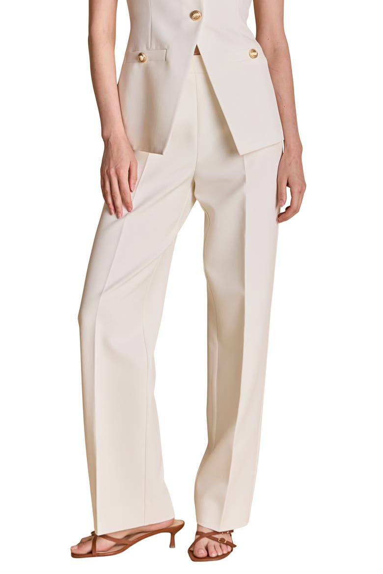 Straight Leg Pants, Main, color, IVORY