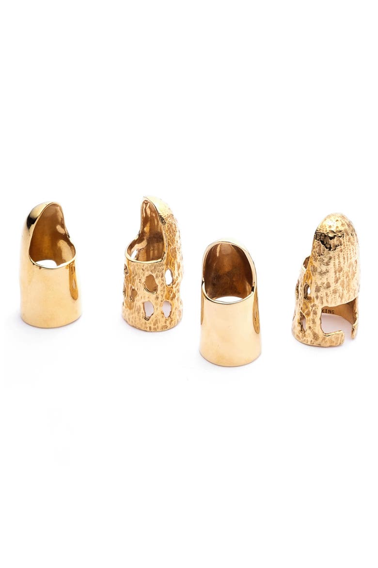 Helmet Ring, Alternate, color, GOLD