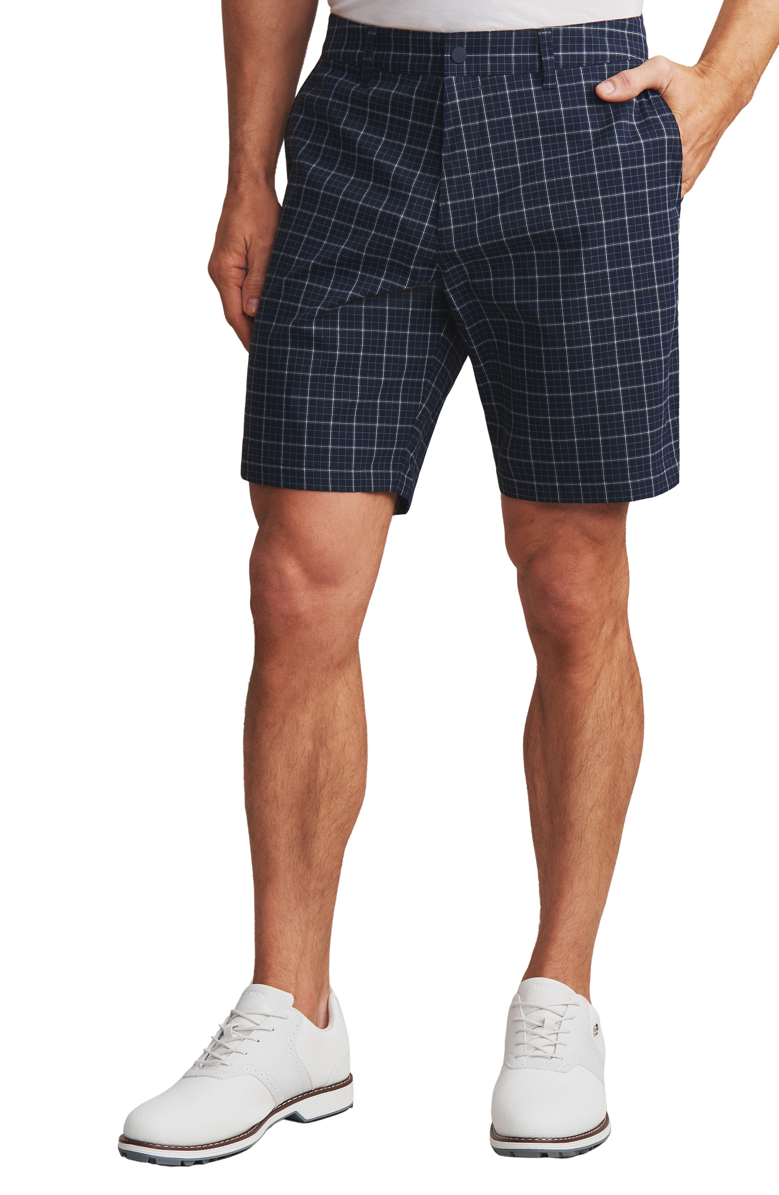 Rhone Dune Plaid Golf Shorts